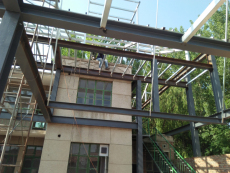大兴区专业室内隔层钢结构二层楼梯露台搭建