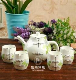包邮 优级骨瓷茶具5头套装 精装 陶瓷茶具 功夫整套茶具 茶壶