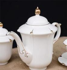 浪漫咖啡杯套具 欧式茶具 15头唯美骨瓷咖啡具手绘茶具 包邮