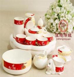 中国红茶具套装 优级骨瓷 精装茶道15头 商务礼品 礼物佳品