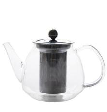 玻璃茶壶 不锈钢内胆过滤茶漏 耐热玻璃壶大容量茶具可直烧工厂