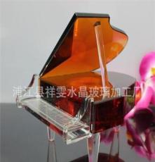 祥雯水晶制品厂供应2012年新款式水晶钢琴八音盒