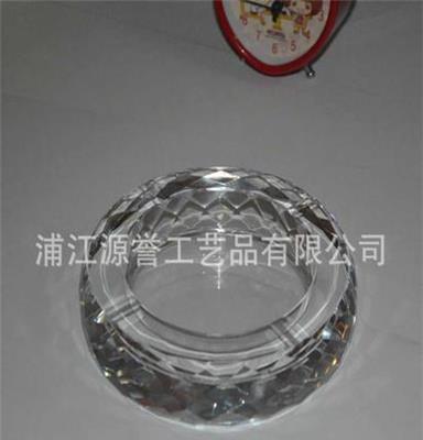 水晶波罗面烟灰缸 水晶彩印烟缸 烟具 物美价廉，可加印logo