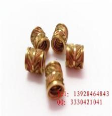 广州手机夹子铜螺母 注塑滚花铜螺母M3456车床生产厂家