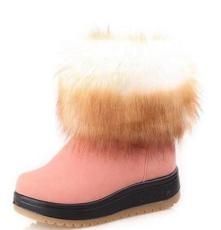 冬季新款雪地靴女棉鞋牛筋底防滑棉鞋加绒加厚保暖鞋