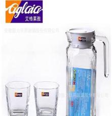 艾格莱雅 简单实用玻璃水具三件套 商务促销积分礼品