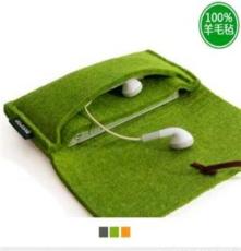供应羊毛毡苹果ipod touch iphone4 3gs 4代手机袋保护套