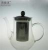 新品 不锈钢滤芯茶壶 玻璃茶具 滤芯茶壶 600ml 厂家批发