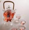 茶具套装 耐高温玻璃茶壶 单层杯 人工吹制系列产品 定制生产