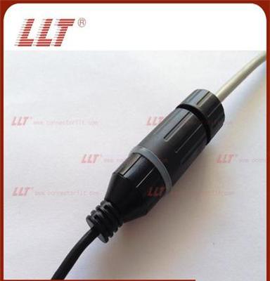 LLT-利路通rj45-m16带线防水网线插头，网桥连接器，公母对接头