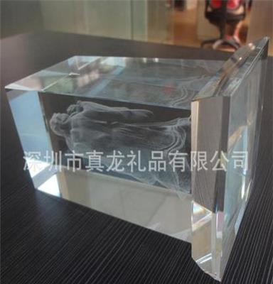 水晶工艺品厂家专业定制水晶影像/彩印图像/3d内雕像/孔子纪念版