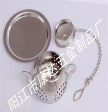 （厂家直销）不锈钢心型拉杆茶球，泡茶器，茶隔，滤茶器