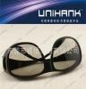 UNIHANk 批发大框不闪式3D电视通用款圆偏光立体眼镜 3D立体眼镜