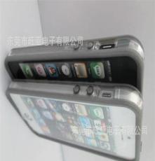 iphone5-5S边框保护壳 无痕亮面防摔防刮 银灰色色BUMPER保护套