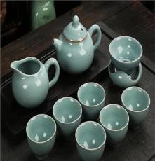 清远厂家直销白瓷茶具套装 陶瓷套装特价功夫茶具礼品套装