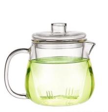 厂家批发耐热玻璃茶壶小茶海壶带内胆过滤450ml 花茶壶*