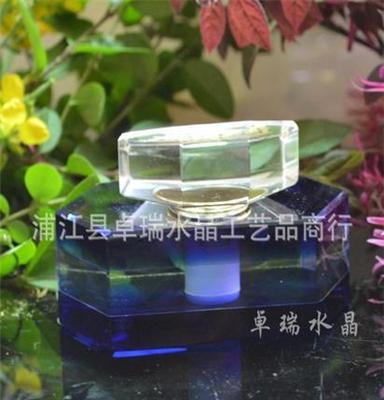 水晶汽车香水座厂家/高档车载香水座/创意车用香水瓶 批发