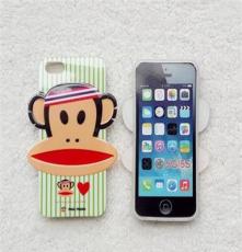 大嘴猴苹果5 iphone5/5S 手机套 动物手机壳 厂家直批
