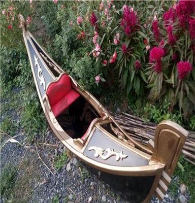 手工打造 贡多拉  欧式木船  手划船 摄影道具船 装饰木船