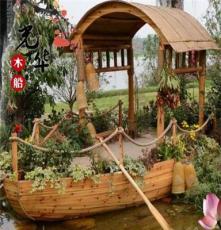 光华木业供应桂林景区景观装饰船 观光旅游船 乌篷船 小木船渔船