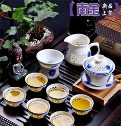 新品茶具镂空茶具玲珑茶具茶具批发福禄寿茶具套装功夫茶具