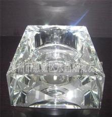 厂家直销精品水晶烟灰缸 菱形烟灰缸 镀银烟灰缸 水晶菱形烟灰缸