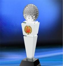 高尔夫比赛奖杯 水晶奖杯奖牌定做刻字