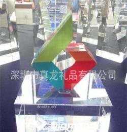 2013新款優(yōu)質(zhì)K9水晶材料+亞克力結(jié)合工藝禮品水晶擺件