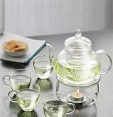 耐热玻璃整套茶具透明创意玻璃花茶壶套装特价功夫茶壶茶杯
