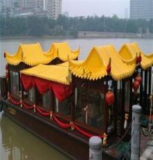 接待团队旅游大容量观光旅客中国风画舫船