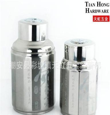 高档实用 精美实用不锈钢耐用角型茶叶罐（150g/300g/500g）