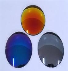偏光镜片反光水银膜树脂偏光近视太阳镜片 墨镜炫彩膜镜片 工厂