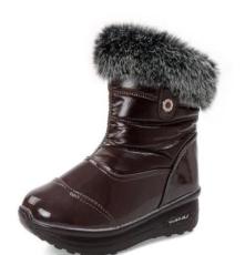 供应新款进口超软人造PU革雪地靴 澳洲一体保暖女雪地靴 品质保证