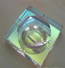 2012新款 下八角镀彩水晶烟灰缸 玻璃烟灰缸 可加印创意LOGO