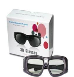 DLP影院3D电影眼镜 DLP投影仪专用眼镜 主动式快门高清3D眼镜