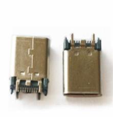 USB 3.1 type-c母座 直立式180度贴片四脚直插9.3/10.5