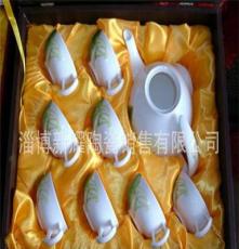 淄博骨质瓷厂家批发骨质瓷茶具套装，可加工广告