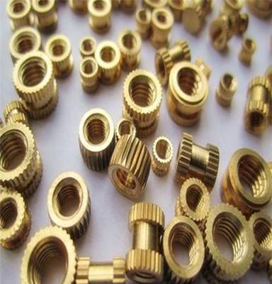 中山嵌件铜螺母、  压花注塑铜螺母、  直纹铜螺母生产厂家