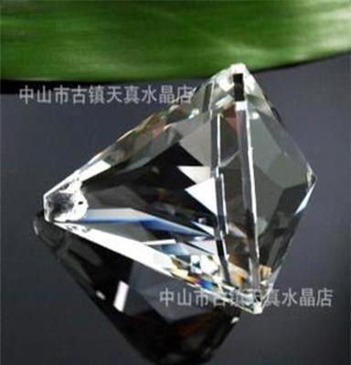 厂家直销水晶挂件 40#钻石球水晶挂件 K9灯饰水晶挂件