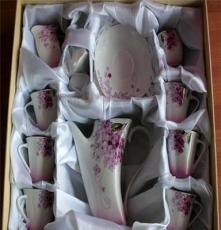 高档骨质瓷茶具 美女瘦身壶 骨质瓷15头茶具 送朋友礼品结婚礼品