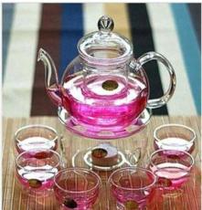 厂家直销玻璃茶具花茶壶套装功夫双层杯花草茶具过滤泡茶壶正品