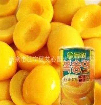 韩文黄桃罐头 一箱12罐*425g 休闲美味食品