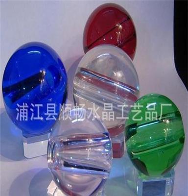 供应水晶彩色打孔光球 用于玄关隔断装饰装潢用水晶球 可批发定做