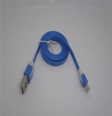 USB2.0彩色扁线 1M AM迈克5P 手机数据线