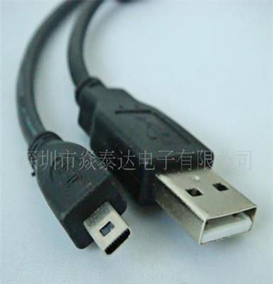 黑色 AM/micro 手机数据连接线 安卓智能手机接口USB2.0