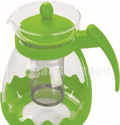 厂家直销 1250ML 茶壶带茶漏，咖啡壶，玻璃壶 XY-1252P
