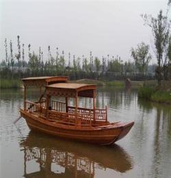 千年舟木船供应仿古观光木船 摇橹船 景区营运船 服务类船