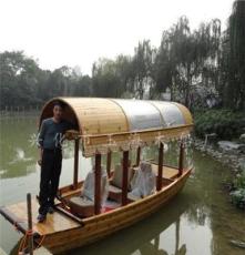 厂家批发出售小木船 公园旅游观光手划木船 单篷船 乌篷船 景观船