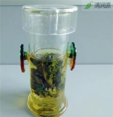 清润源经典双耳 红茶壶 耐热玻璃茶具 普洱茶具 三件杯 厂家直销