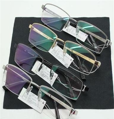 供应捷豹36036纯钛眼镜架批发 上海光学眼镜架批发